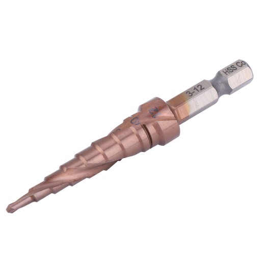 WIERTŁO STOPNIOWE STOŻKOWE HSS KOBALT 3-12mm