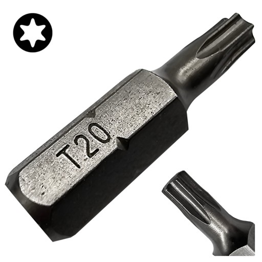 BIT KOŃCÓWKA DO WKRĘTAREK TX20 25mm GWIAZDKOWY TORX COBIT 1szt