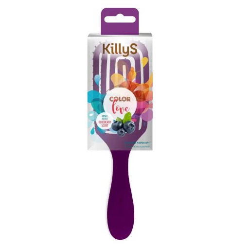 KillyS Color Love szczotka do czesania włosów zapachowa Jagoda