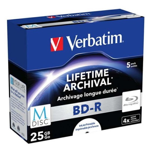 PŁYTA BLU RAY VERBATIM BD-R 25GB ARCHIWIZACJA