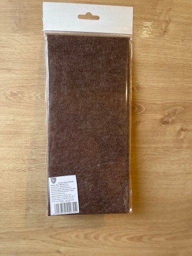 Podkładki filcowe samoprzylepne pod meble krzesła brąz 125x310 1szt