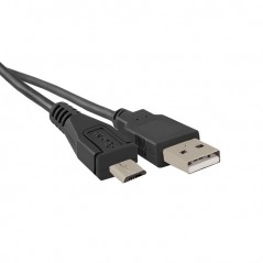 Kabel Qoltec 50497 czarny 0,25 micro USB