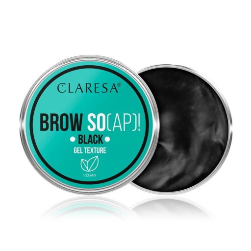 Claresa Mydło do brwi Brow So(ap)! Black Claresa czarne Mydło