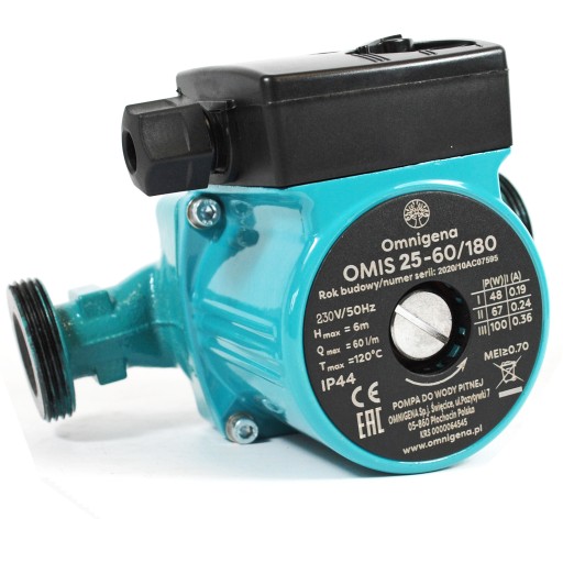 POMPA OBIEGOWA CO DO PIECA OMIS 25-60 OMNIGENA