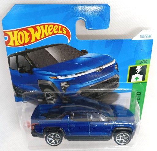 Hot Wheels Silverado EV RST 8/10 HW Green Speed 2024