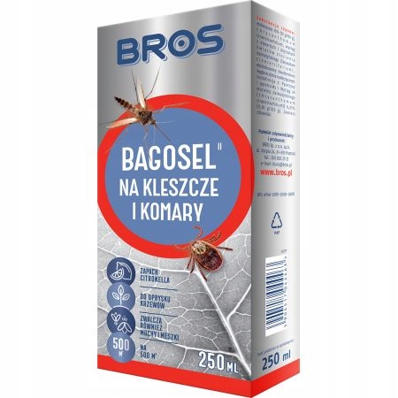 BAGOSEL BROS OPRYSK OGRÓD KOMARY KLESZCZE 250ml