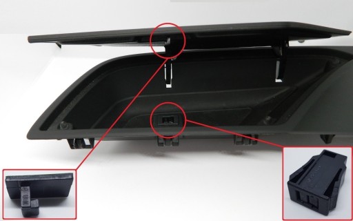 ZESTAW NAPRAWCZY SCHOWEK KOKPITU FORD FOCUS MK2