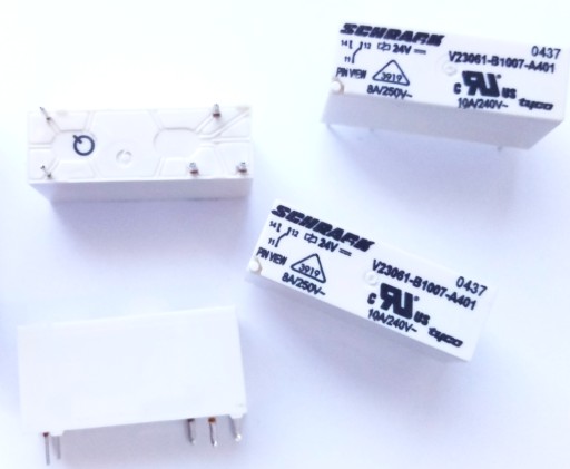 [2szt] Przekaźnik przełączny V23061-B1007-A401 cewka 24VDC prąd 8A