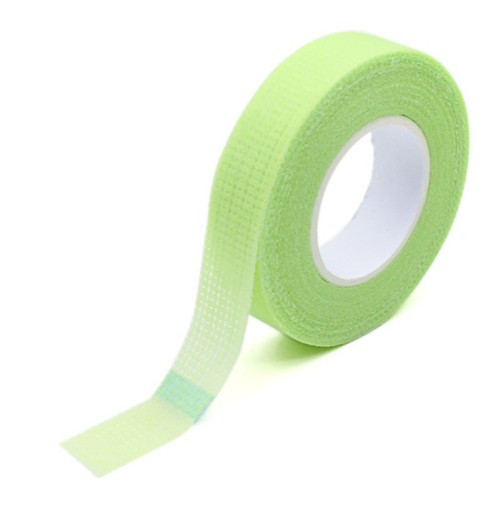 Taśma 1,25cm 9m ZIELONA PERFOROWANA LASH-CAFE