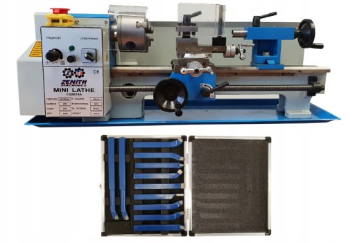 MAŁA TOKARKA 180x350 + NOŻE KOŁA METAL WYŚ. CYFR