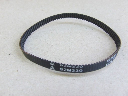 Pasek zębaty S2M (230mm) szerokość 6mm