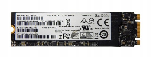 Dysk SSD M.2 / 2280 / 256GB