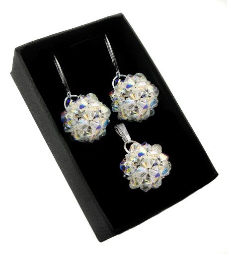 ARSYLION kolczyki z Swarovski Elements Crystal AB