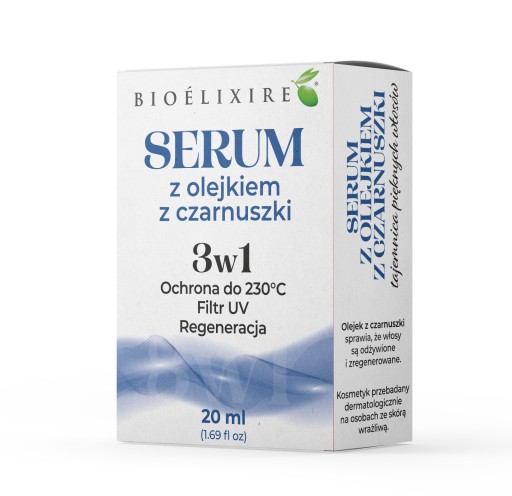 Bioelixire Serum z olejkiem z czarnuszki do włosów 20 ml
