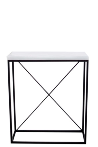 KONSOLA TOALETKA DO PRZEDPOKOJU BLACK&WHITE METALOWA LOFT INDUSTRIALNA