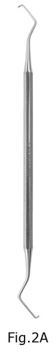 Zgłębnik stomatologiczny dwustronny, Fig.2A