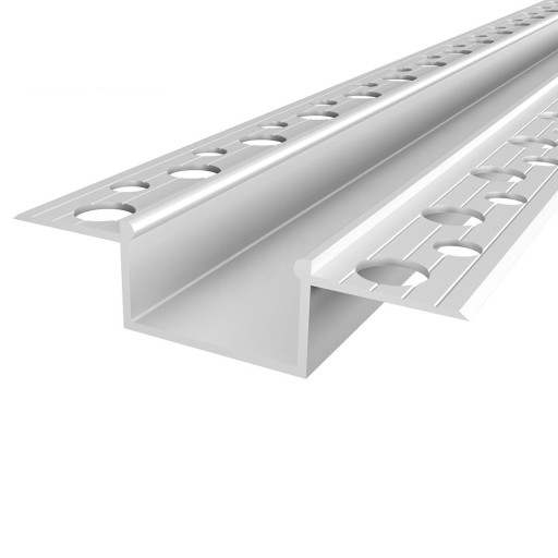 Zestaw profil aluminiowy LED do płyt GK anoda 2mb
