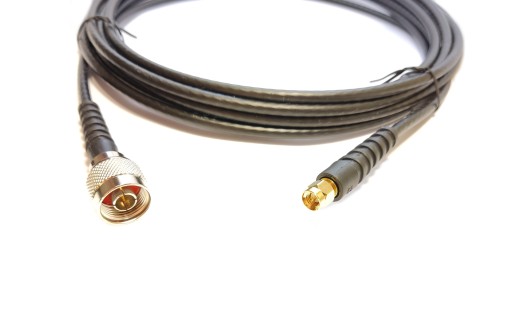 Kabel przyłącze H155 przedłużacz do anteny GSM LTE wtyk SMA na wtyk N 2,5m