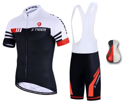 ODZIEŻ ROWEROWA MĘSKA X-TIGER WYGODNA SZELKI PRO
