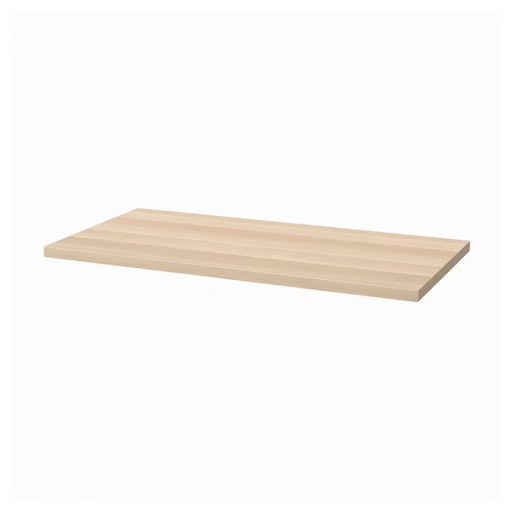 BLAT STOŁU/BIURKA DĄB BIAŁY 120x60 IKEA LAGKAPTEN