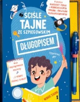 SEKRETNIK DLA CHŁOPCÓW ZE SZPIEGOWSKIM DŁUGOPISEM