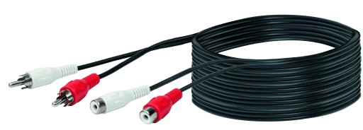 Kabel audio Schwaiger CIK 5155 czarny 2xRCA 10 m