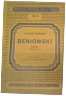 Beniowski - J Słowacki