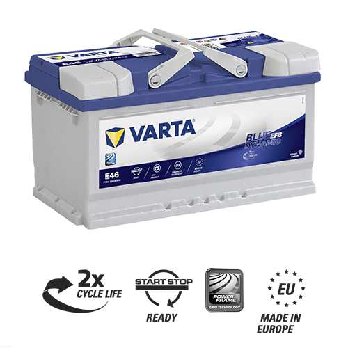 AKUMULATOR VARTA EFB 75AH 730A E46 START STOP