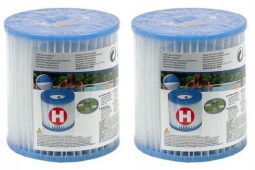 2x Filtr Filtry Pompy Basenowej Wkłady Filtracyjne Basen INTEX typ H 29007