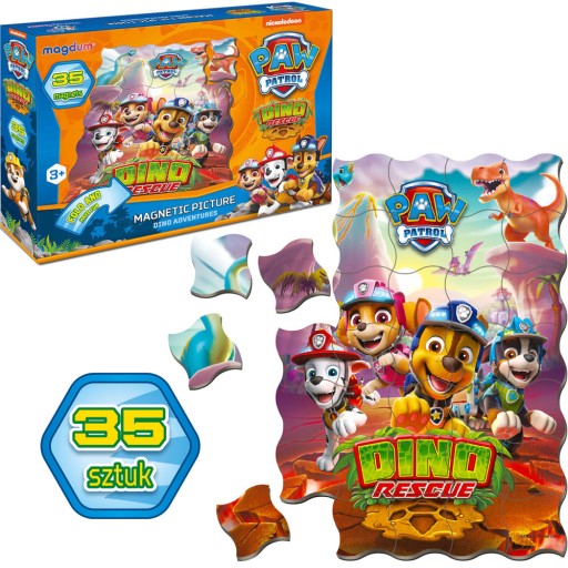 PSI PATROL PUZZLE UKŁADANKA ZESTAW MAGNESÓW