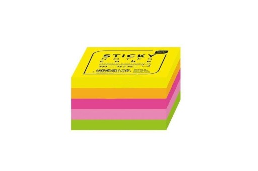 KARTECZKI SAMOPRZYLEPNE STICKY NOTES CUBE KOSTKA