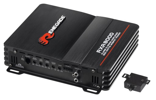 Wzmacniacz samochodowy 1-kanałowy Renegade RXA800D moc 1x400 Wat RMS 1Ohm