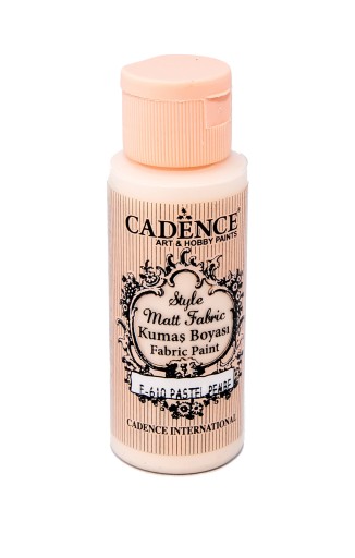 Farba matowa do tkanin Cadence 59 ml, pastelowy róż