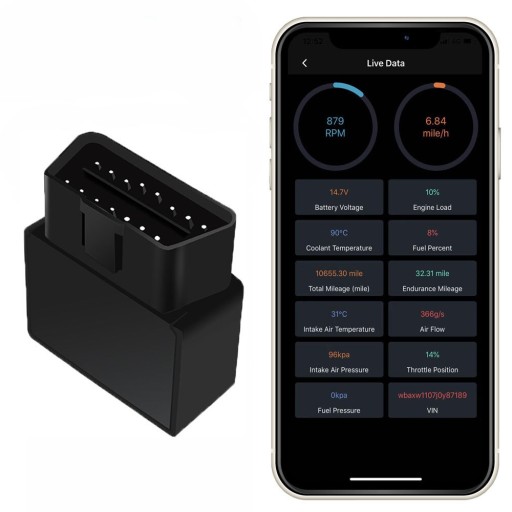 Śledzenie auta flota OBD GPS tracker Android iOS