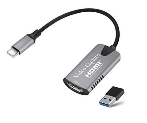 VIDEO CAPTURE KARTA DO PRZECHWYTYWANIA GIER HDMI-USB-C KONWERTER 4K 1080P