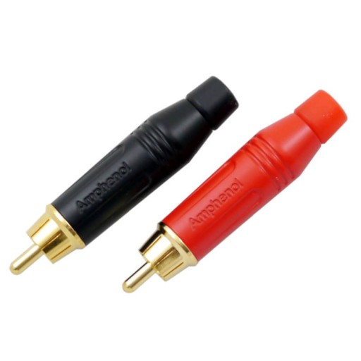 WTYK RCA AMPHENOL CHINCH ZŁOCONY ACPR !HQ! 2szt