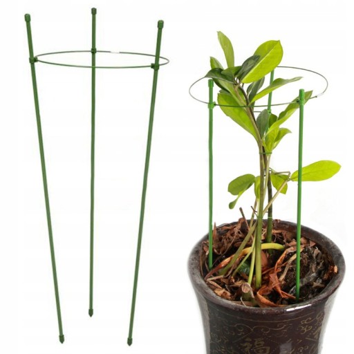PODPORA PIERŚCIENIOWA DO ROŚLIN KWIATÓW 25 CM