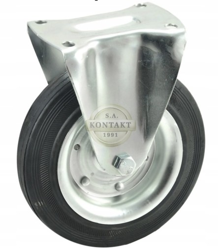 KOŁO STAŁE METAL-GUMA 160mm W OBUDOWIE STAŁEJ