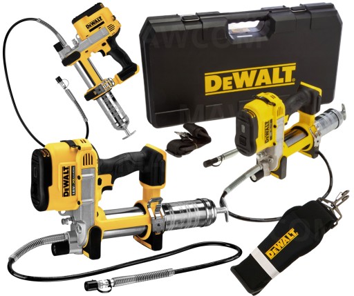 Smarownica akumulatorowa 18V 690B DeWALT DCGG571NK-XJ 18V WALIZKA + PASEK