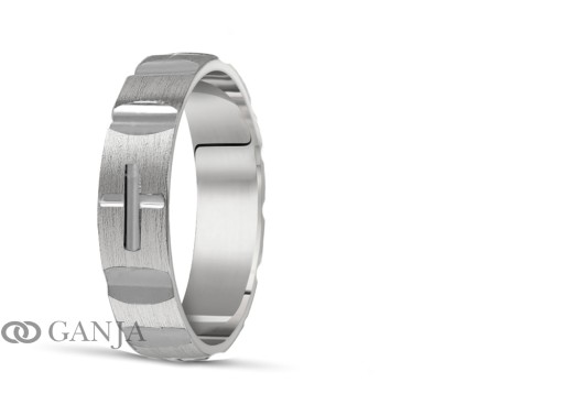 Srebrny różaniec 925 szer.5mm +GRAWER 5M11