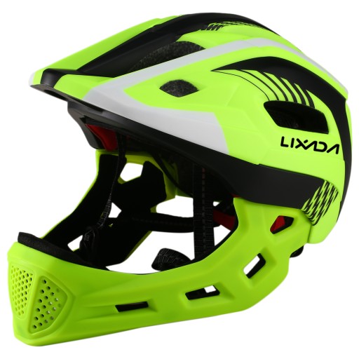 Kask rowerowy na całą twarz dla dzieci 52-56cm