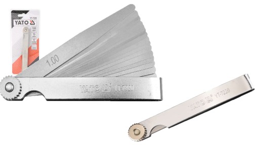 SZCZELINOMIERZ 17 LISTKOWY 100mm 0,02-1mm YT-7220