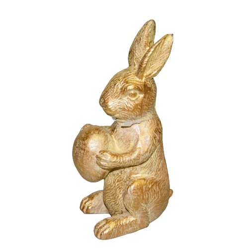 FIGURKA ZAJĄC Z JAJKIEM 12,5CM