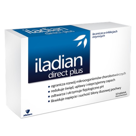 Iladian direct plus Aflofarm tabl dopochwowe 10szt