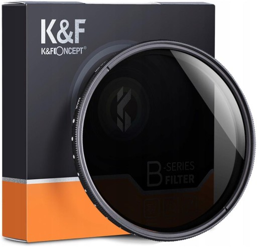 Filtr szary regulowany ND2-ND400 37mm FADER MC Nano-B K&F Variable ND 2-400