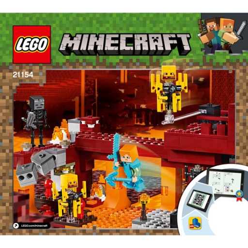 Lego Instrukcja - The Blaze Bridge 21154