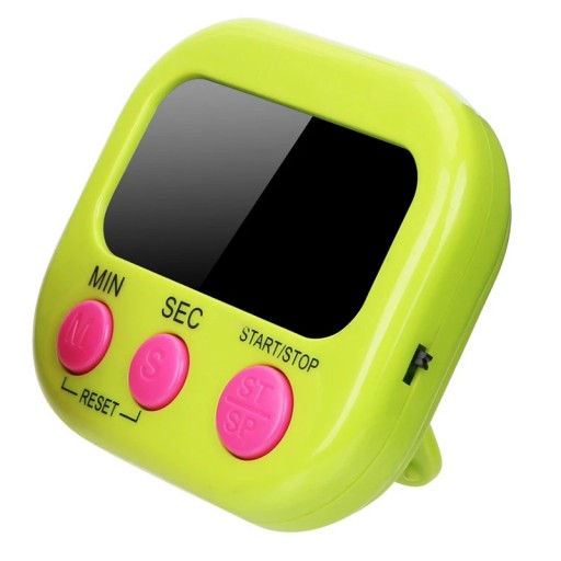 Kitchen Electronic Timer LCD Digital Countdown Timer With Stand Mechanical