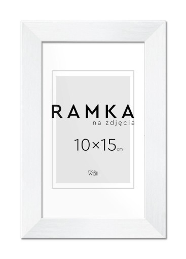 Ramka na zdjęcia 10x15 cm Biała