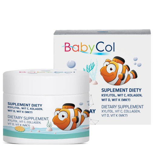 BabyCol Ksylitol Wit. C+D3+K2+Kolagen Colway
