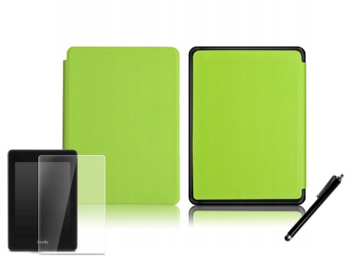 ETUI KINDLE Touch 10 Pokrowiec ZIELONY + FOLIA
